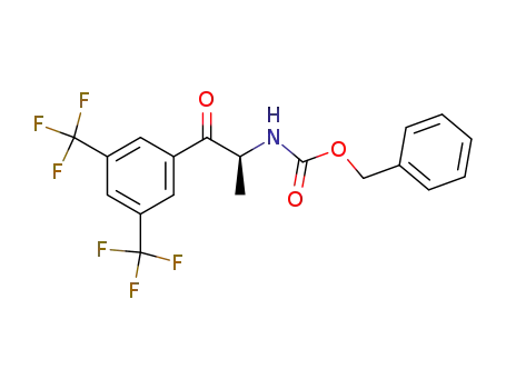 benzyl {(1S)-2-[3,5-bis(trifluoromethyl)phenyl]-1-methyl-2-oxoethyl}carbamate